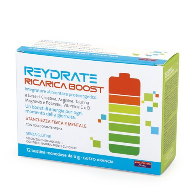 Integratore Reydrate Ricarica Boost Arancia Farmaderbe