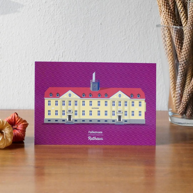 Postkarte &quot;Rathaus, Falkensee&quot;
