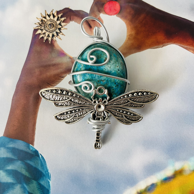 Pendentif Chrysocolle 