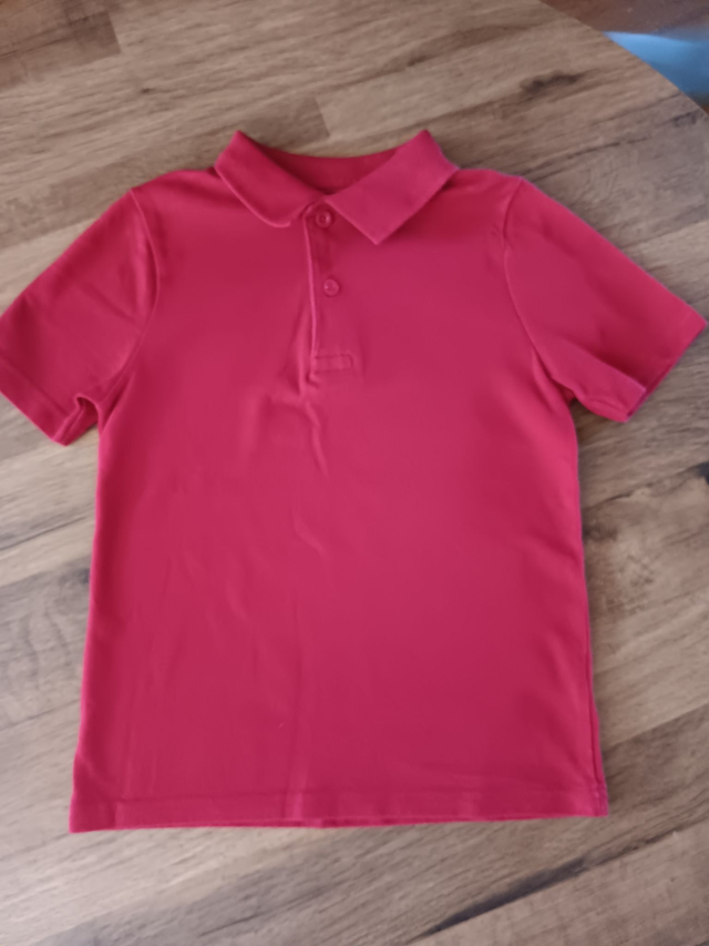 Red Polo shirt