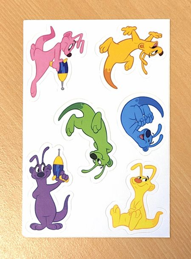 Vinyl stickersheet Spaceferrets