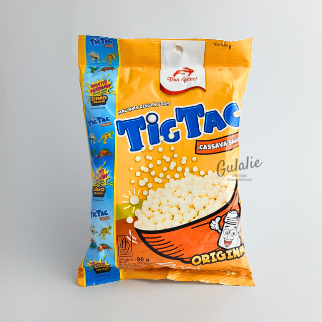 DUA KELINCI Tic Tac Original - Perles de Tapioca Croustillants