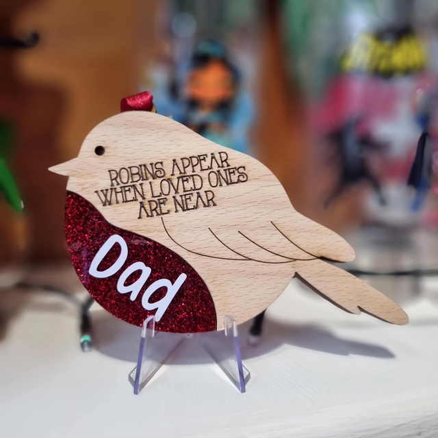 Memorial Robin Hanging Decoration