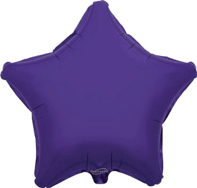 19" PURPLE STAR PACKAGED FOIL