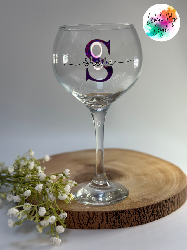 Personalised Gin Glass