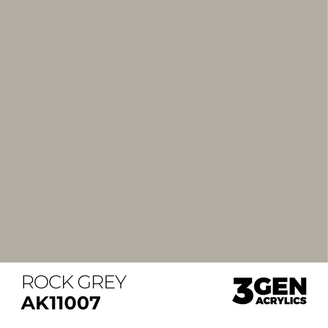 3rd Gen. Acrylics 07 Rock Grey