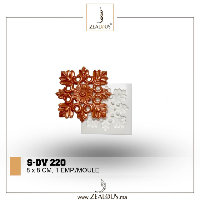 S-DV220 Cake Chocolate and Fondant Silicon Moulds