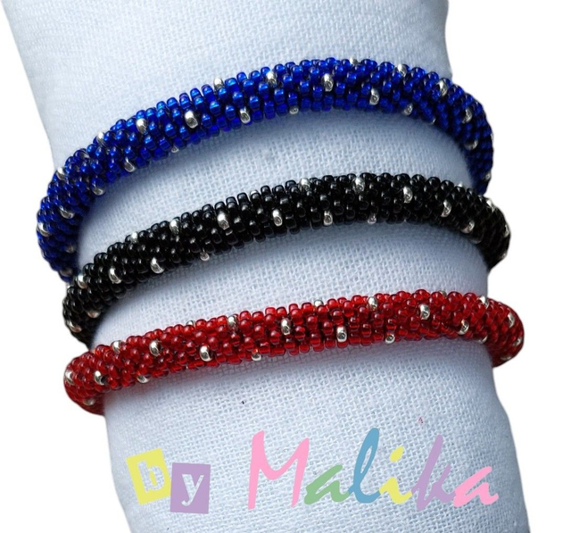 Bracelet Spirale crochet - Etincelle