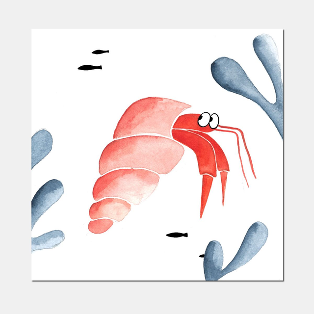 Carte postale "Bernard-l'hermite"