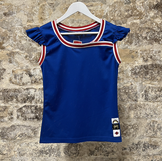 Jersey top with ruffles #0195