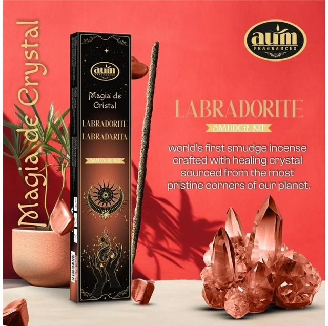 Aun Magia de Cristal 20gr + cristales Labradorita