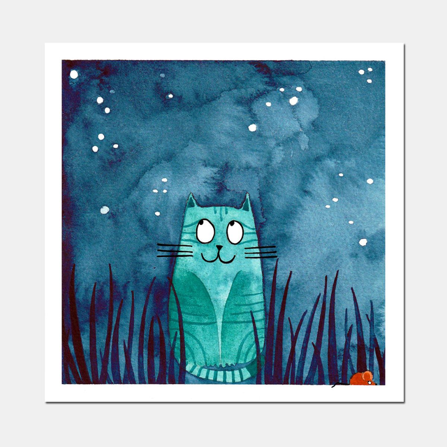 Carte postale "Chat"