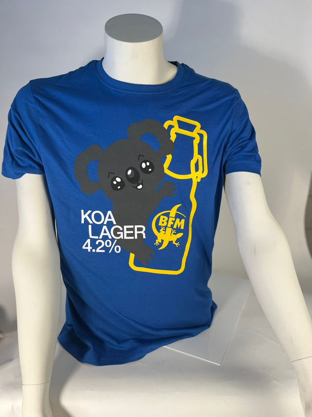 T-shirt bleu, Koala