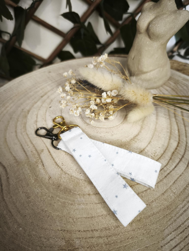 Porte clé -Etoile bleu 