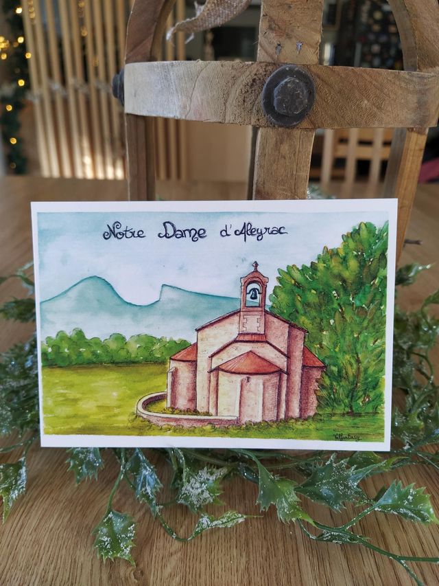 Carte "Notre Dame d'Aleyrac", 10 x 15 cm