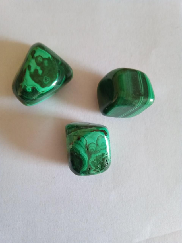 Malachite roulée 