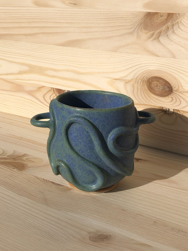 BLU | Hand-built ceramic cup