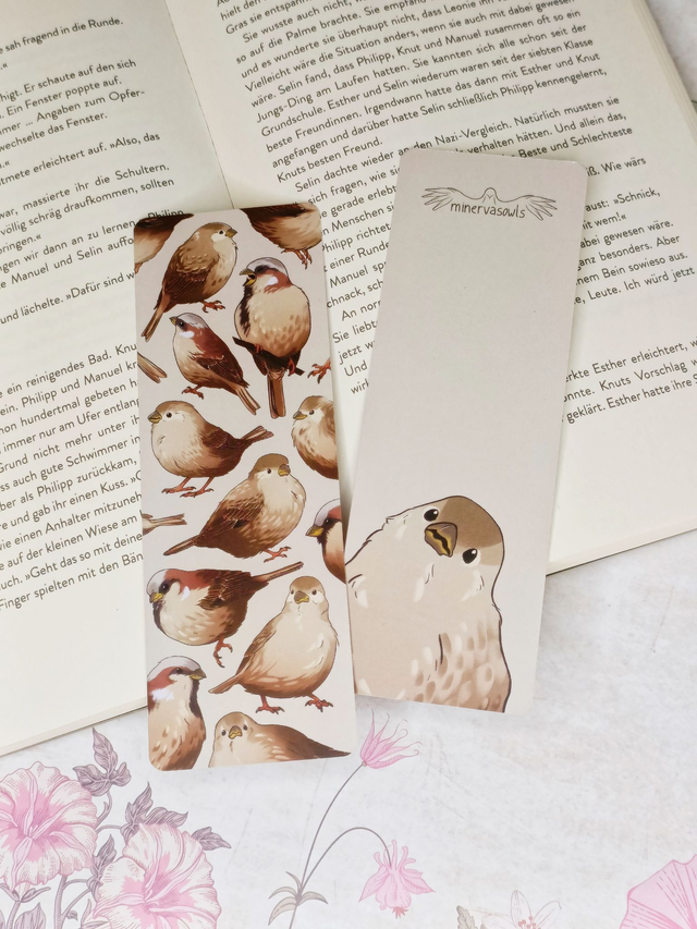 Bookmark - Sparrows