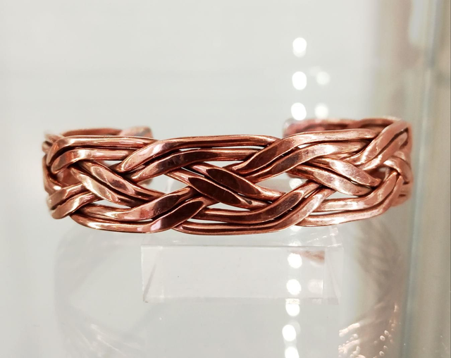 Bracelet en cuivre 8 brins