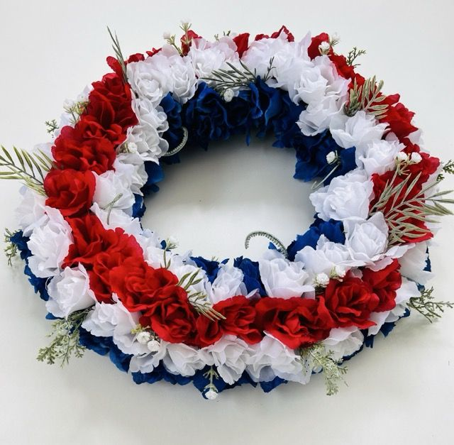 VE DAY 80th Anniversary rose wreath