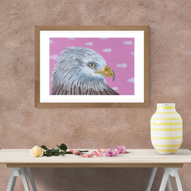 A3 Red Kite Limited Edition Art Print (Feathers Collection)