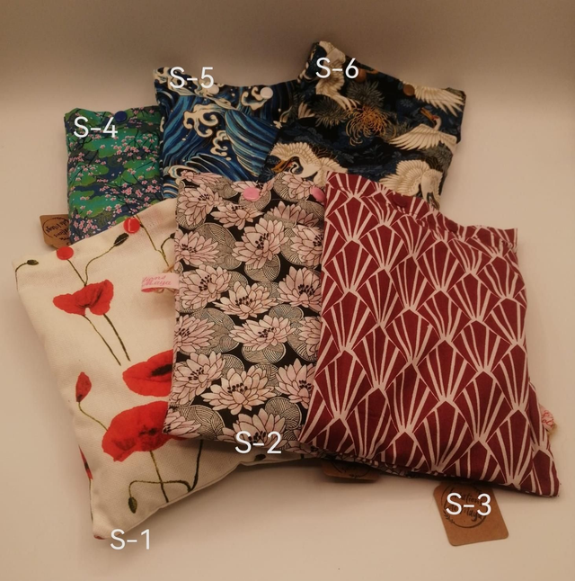 Bouillotte sèche S (coussin + pochette) 