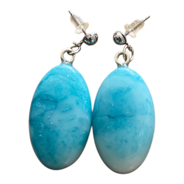 Boucle d'oreilles turquoises