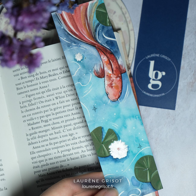 Koi carp (bookmark)