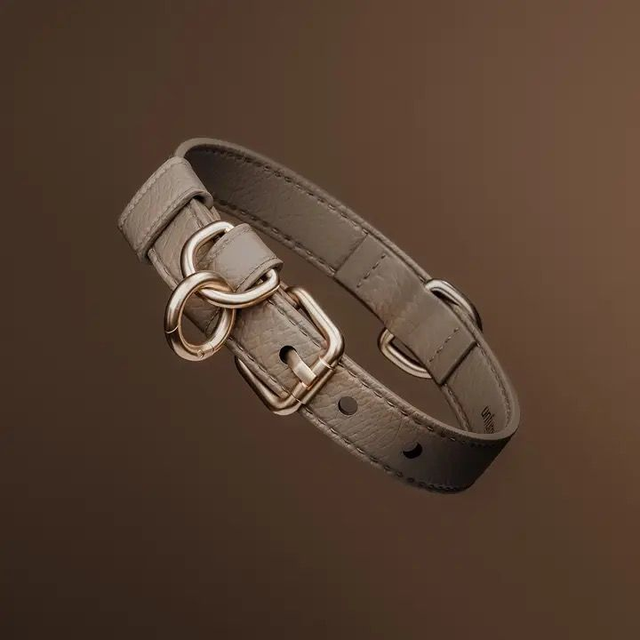 By Teddy Studio Collar - Hazelnut