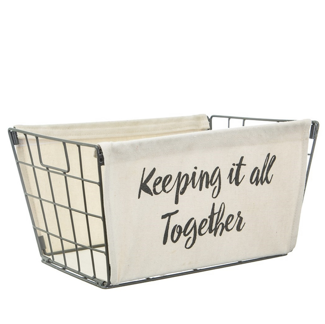 Keeping It All Together Wire Storage Basket