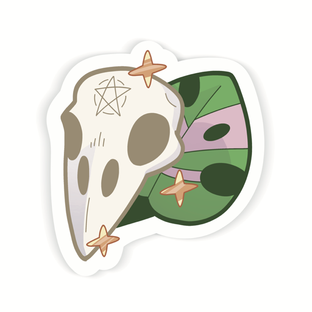 Magic Raven vinyl sticker