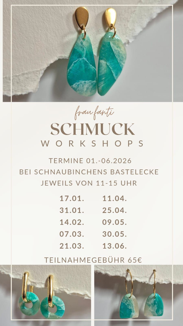 Schmuck Workshops mit @frau.fanti