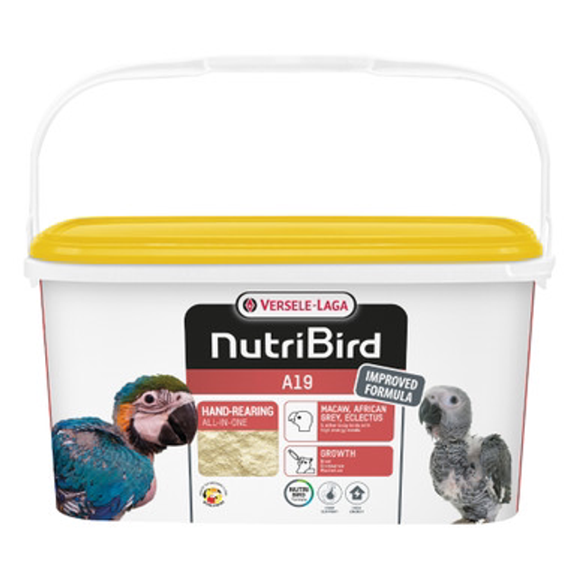 NutriBird A19 High Energy Hand Rearing Food for Baby Birds 3kg