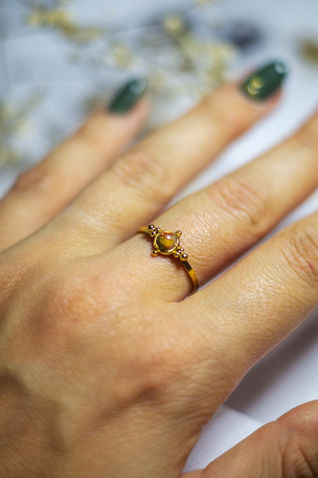 Coloris automne - Bague Alba