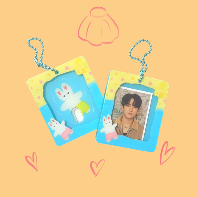 Photo ID holder | Summer bun