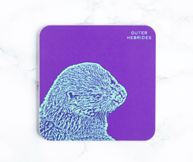 I&#039;m Not Like The Otters! Outer Hebrides Single Coaster
