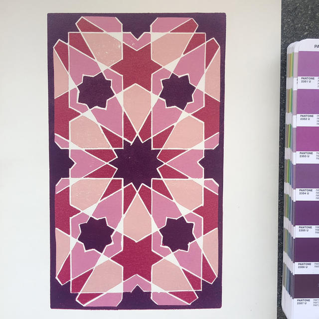 The pink route Print