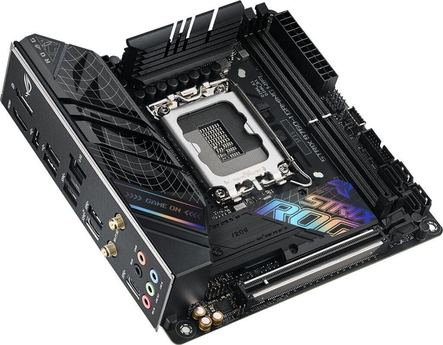 02.2.0082 – Scheda Madre ASUS ROG Strix B760‑I Gaming WiFi DDR5 – Mini‑ITX gaming enthusiast con WiFi per Intel 12ª/13ª/14ª Gen