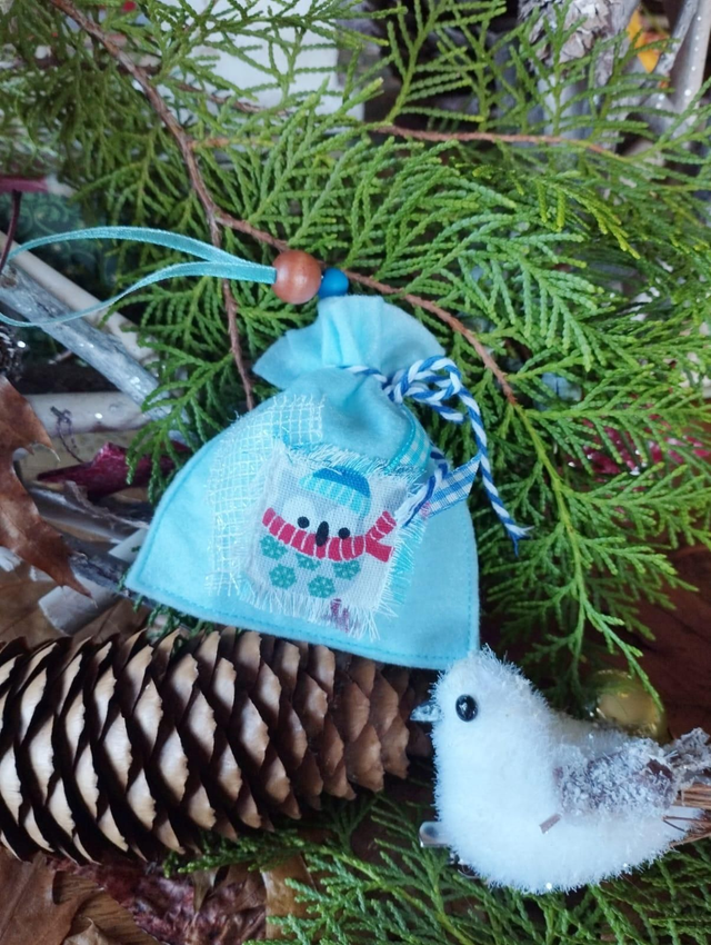 Décoration de Noël Feutrine - Mini hotte