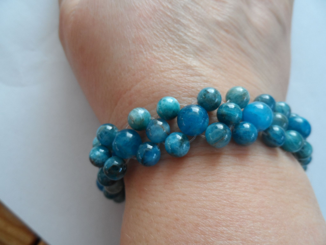Bracelet en Apatite