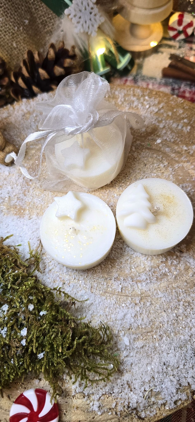 🕯️ Mini bougies de Noël – A l&#039;unité ou lot 🎄