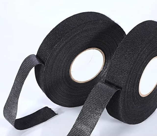 Ruban d'isolation électrique en tissu noir spécial automobile - largeur 25mm - 15m