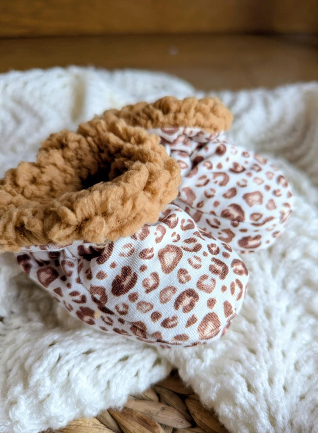 Chaussons léopard 
