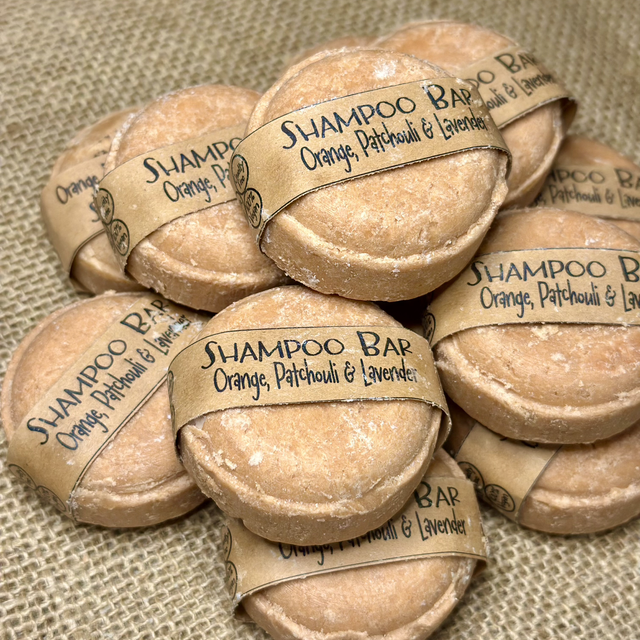 Orange, Patchouli &amp; Lavender Shampoo Bar 