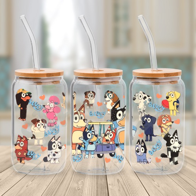 Canette en verre - Bluey