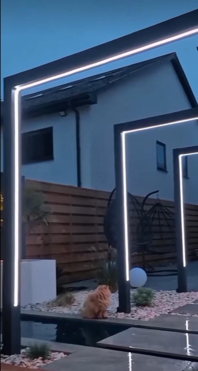 Arche lumineuse extérieur 