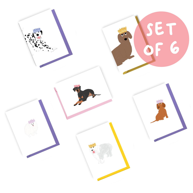 Festive Dogs (Set of 6)