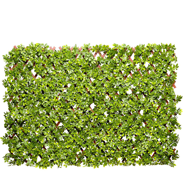 TRELIÇA EXTENSÍVEL C/ FOLHAGEM ARTIFICIAL