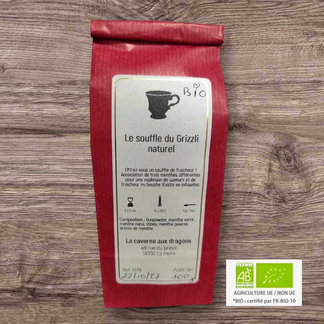 Souffle du grizzli BIO "3 Menthes" 100g 