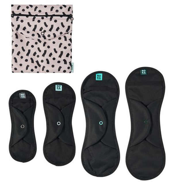 NORA - serviettes hygiéniques lavables "Try me" pack